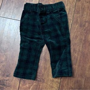 Cat & Jack blue, green, black plaid : 3-6 months